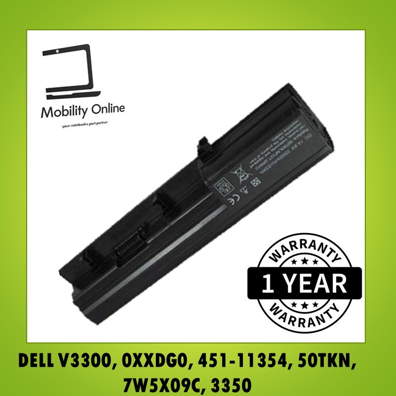 Dell Vostro 3300 Dell Vostro 3350 Laptop Battery 1 Year Warranty Shopee Malaysia