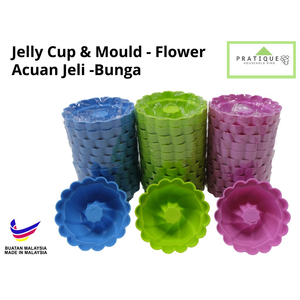 12pcs Jelly Mould/ Acuan Kuih Ayu/ Puteri Ayu / Kukus 