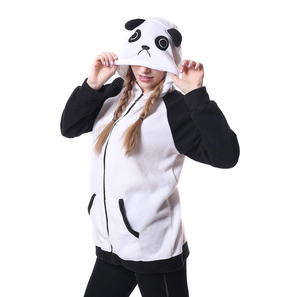 panda hoodie cartoon