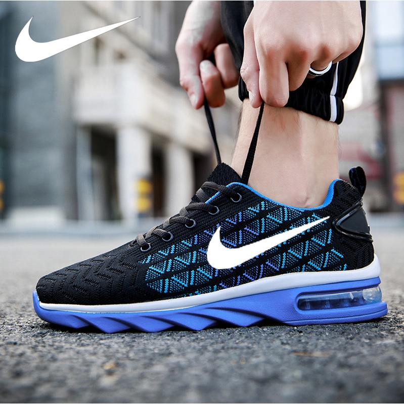 2021 new nike air cushion shoes comfortable shock sports running men's shoes breathable flying leisure shoes fluorescent men's shoes | Shopee Malaysia
