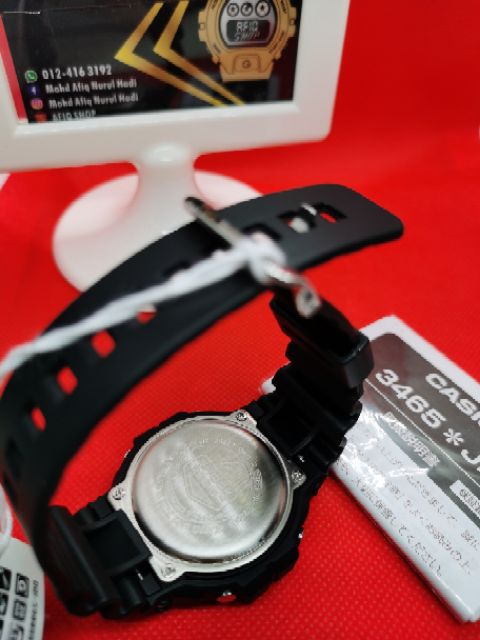 💢Ready Stock💢G-Shock DW 5900BB-1JR Japan Set Tapak Kucing Hitam 