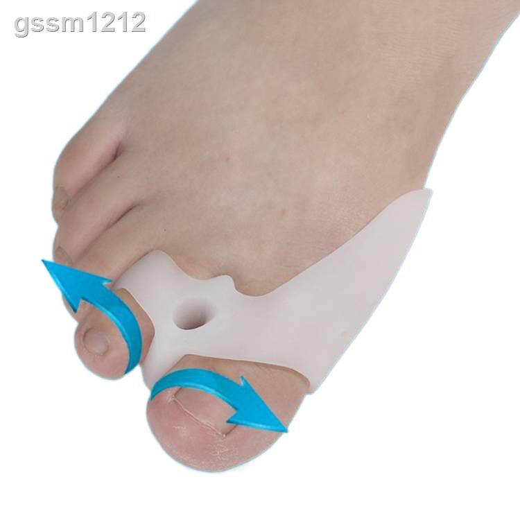 ✹✕Sarung Tangan Ibu Jari Yang Tidak TergelincirKeperluan PermainanPerlindungan Buku JariAlat Pelindung Sukan Orthosis valgus silikon, dan pemisah kaki, penggunaan siang malam