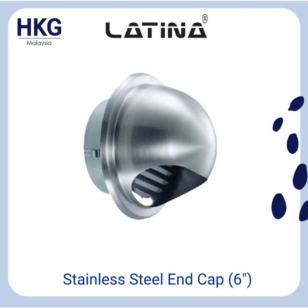 Hood Ducting Aluminium Wall Cap(150mm) LATINA