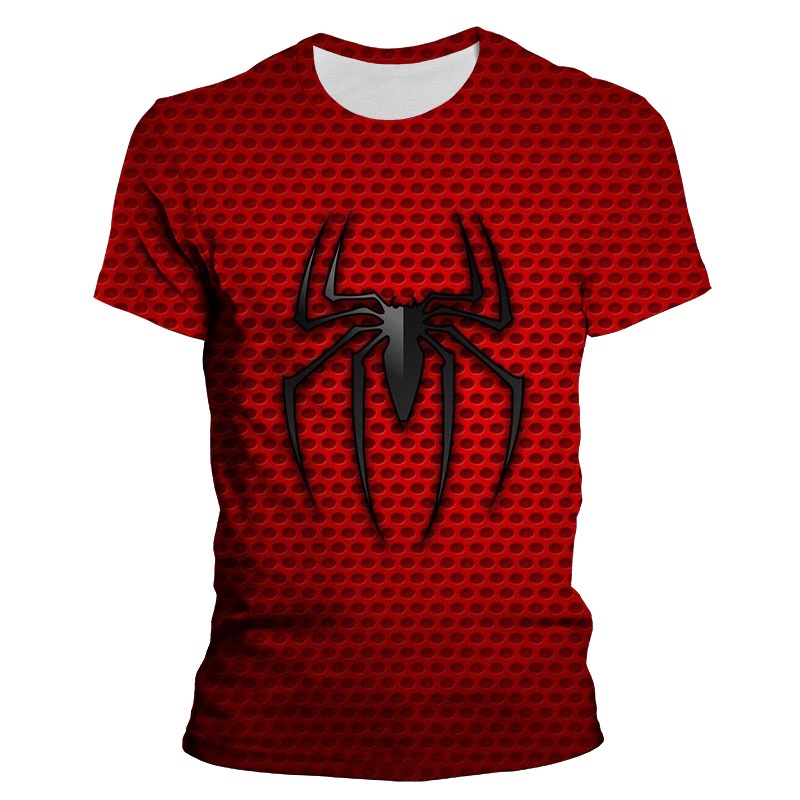 Disney New Spider Man T Shirts Men Women Fashion Short Sleeve Printed 3D Casual Streetwear Tops
