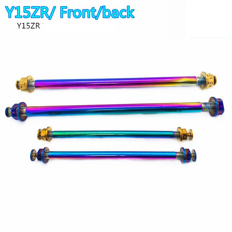 Ready Stock High Quality Yamaha LC150 Y15ZR rear and back shaft wheel shaft Titanium Shopee