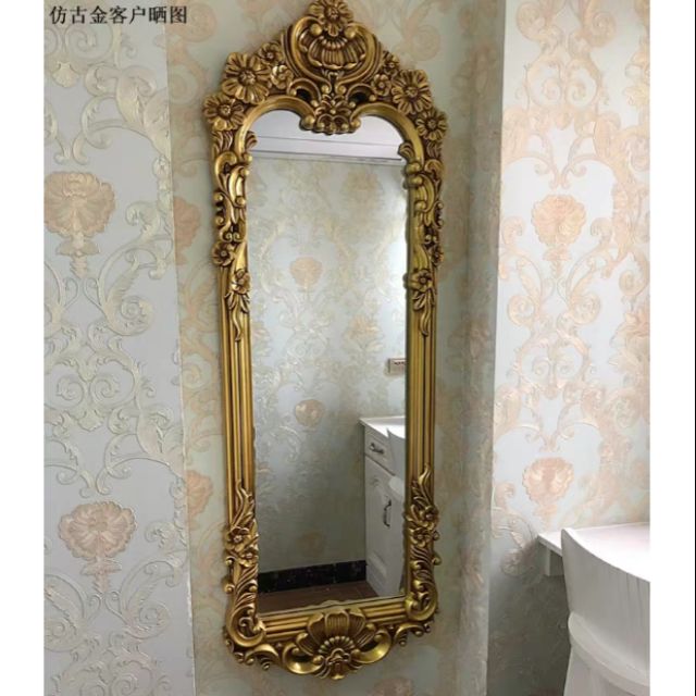 Wall Miror Long Luxury Royal, Ornamental Full Length Mirror Malaysia