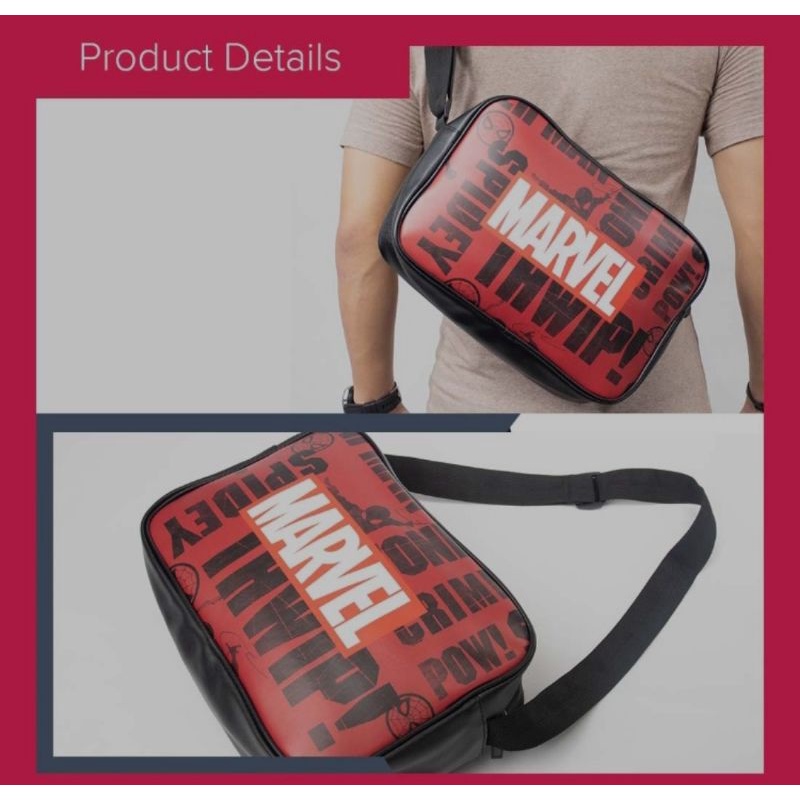 Marvel Miniso Sling bag / Miniso Crossbody bag Shopee Malaysia