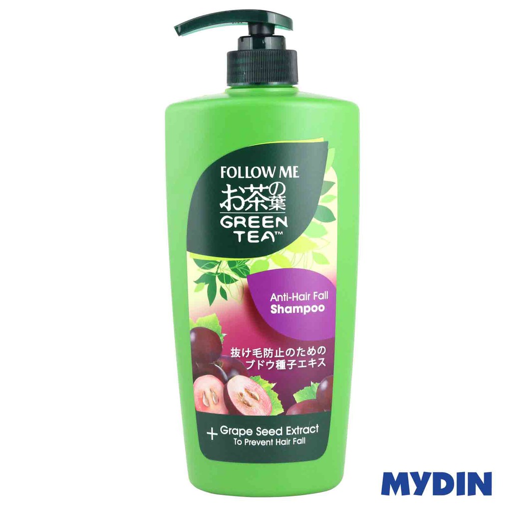 Follow Me Green Tea Shampoo Anti-Hair Fall (650ml) | Shopee Malaysia
