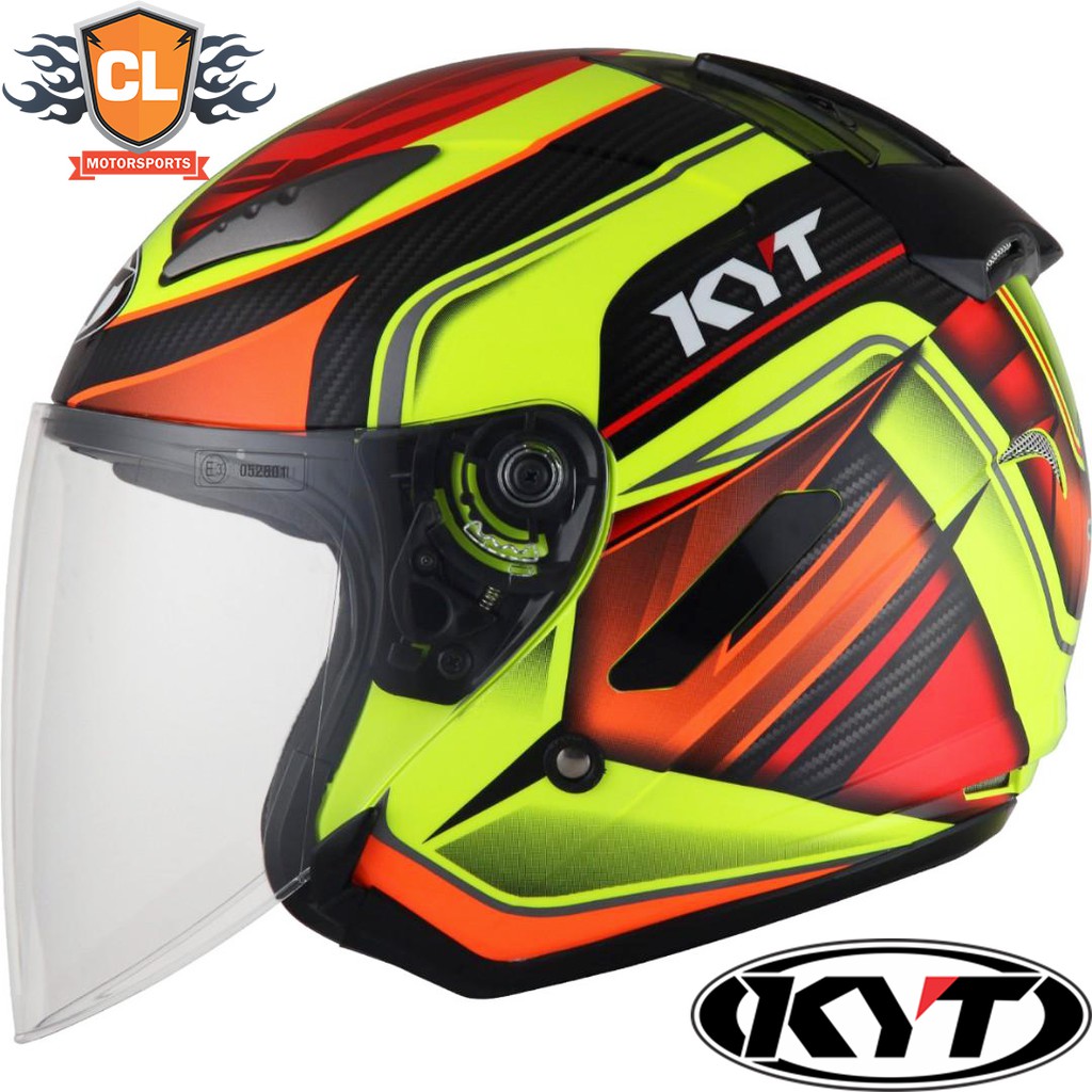 Buy Kyt Helmet Hellcat Superfluo Carbon Yellow Red Orange L 2xl Seetracker Malaysia