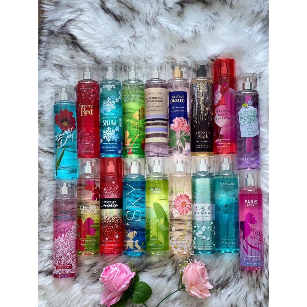 Bath & Body Works Fine Fragrance MIST 236ml | Shopee Malaysia