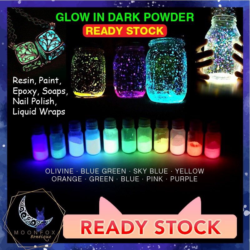 Glow In The Dark Powder For Slime