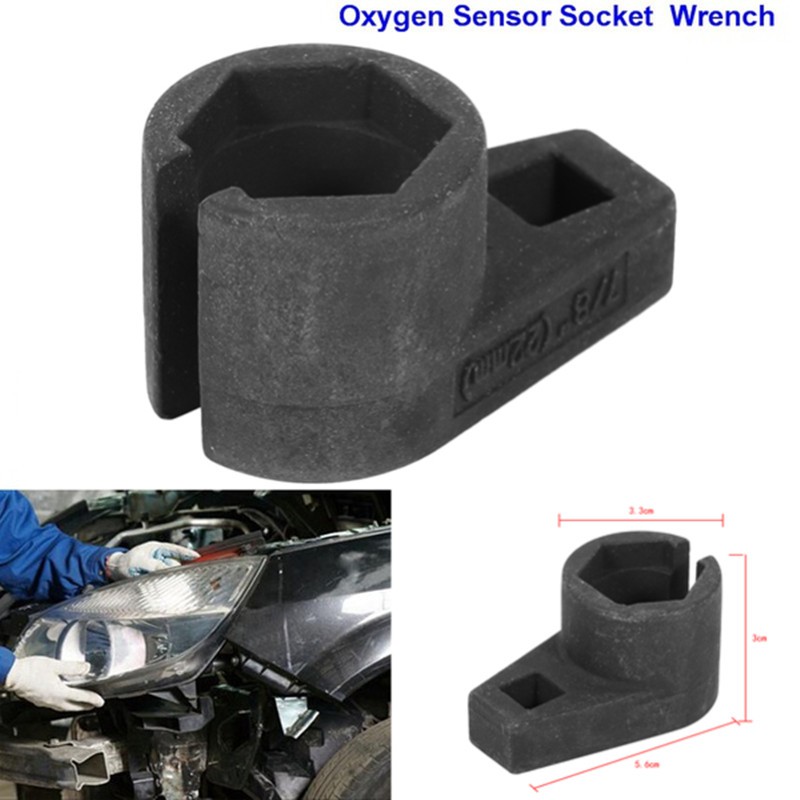 Professional Car SUV 22mm 1//2/'/' Oxygen Sensor Socket Wrench Offset Removal Tool