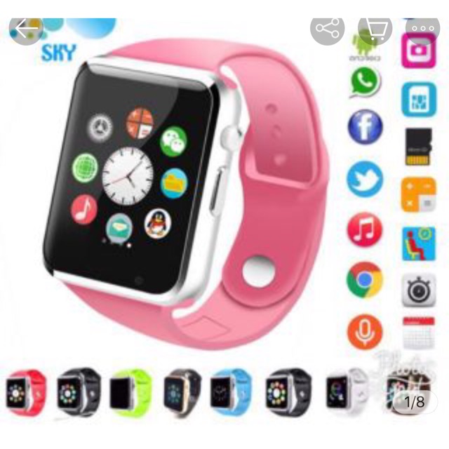 8colorsCard watch B Chat Online U10/ A1 Smart Watch Touch Screen GSM bluetooth