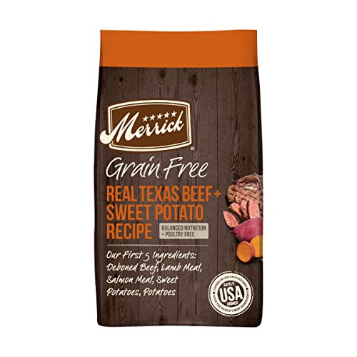 Merrick Dry Dog Food, Real Texas Beef and Sweet Potato Grain 100% ORIGINAL FROM USA