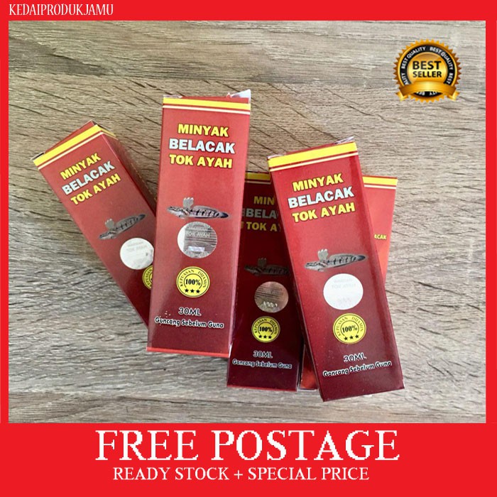 Minyak Belacak Tok Ayah Gambir Jantan Tongkat Ali Besar 