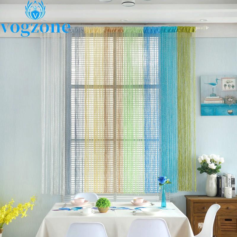 Window Glitter String Curtain Panel Fly Screen Room Divider Fringe