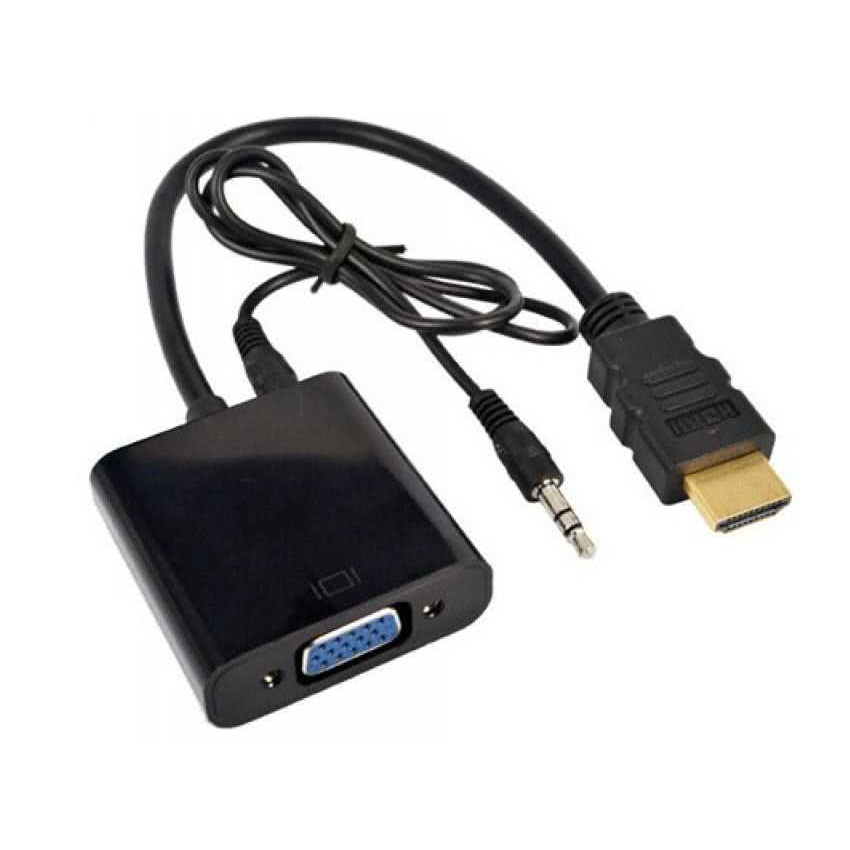 HDMI TO VGA CONVERTER WITH AUDIO | Shopee Malaysia