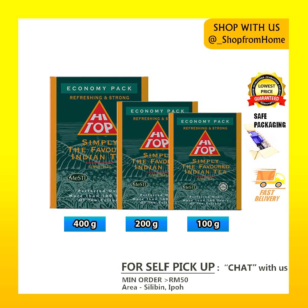 Enrico S Hi Top Tea 100gm 200gm 400gm