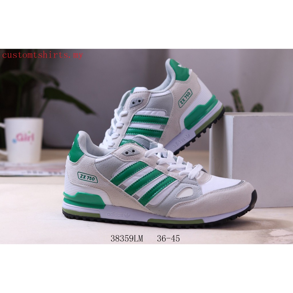 adidas zx 750 grey green