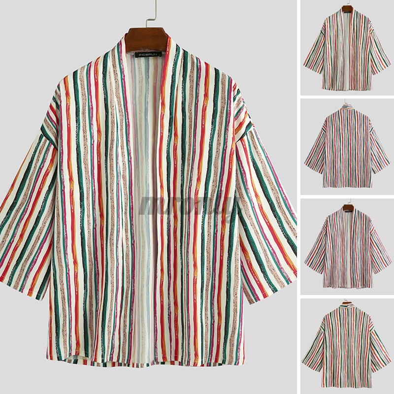 half sleeve cardigan mens