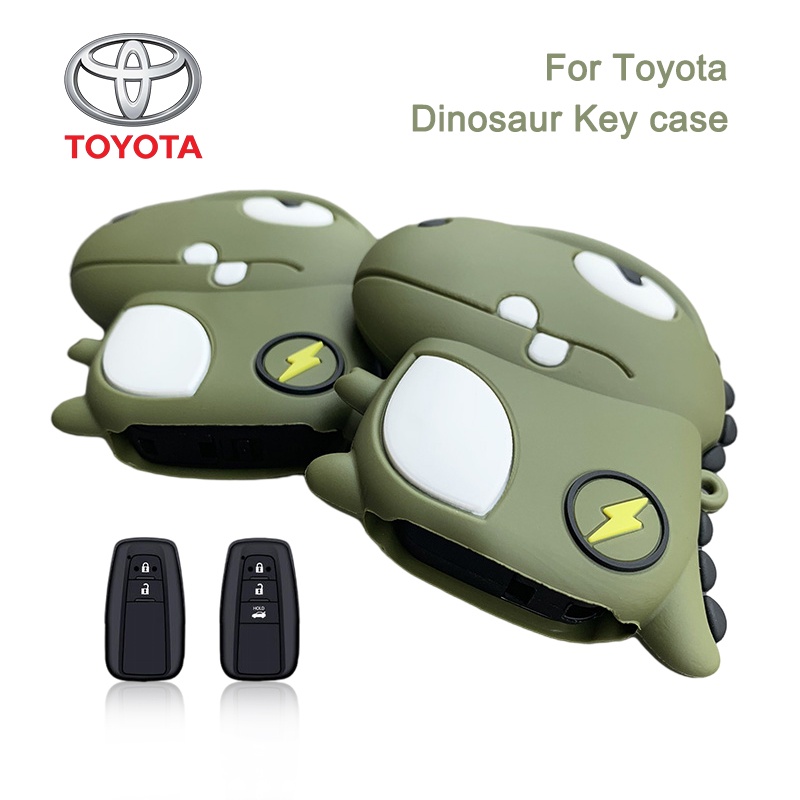 Versatile Reliable Cute Dragon Car Key Case Toyota Chr Rav4 Auris Avensis Prius Aygo Camry Corolla Land Cruiser 200 P... - Image 4