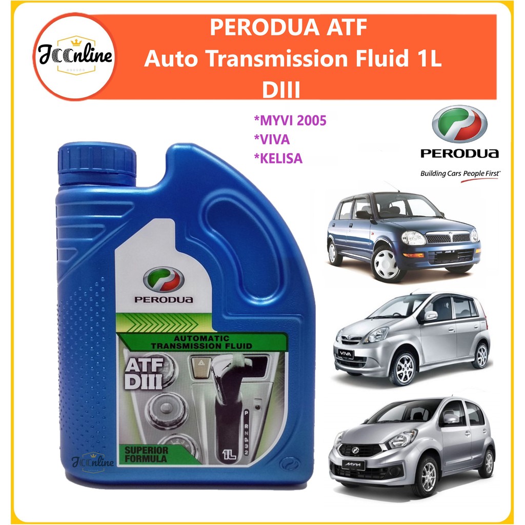 Perodua ATF DIII Gear Oil 1L Viva Kenari Kelisa Myvi 1.3 D3 Auto