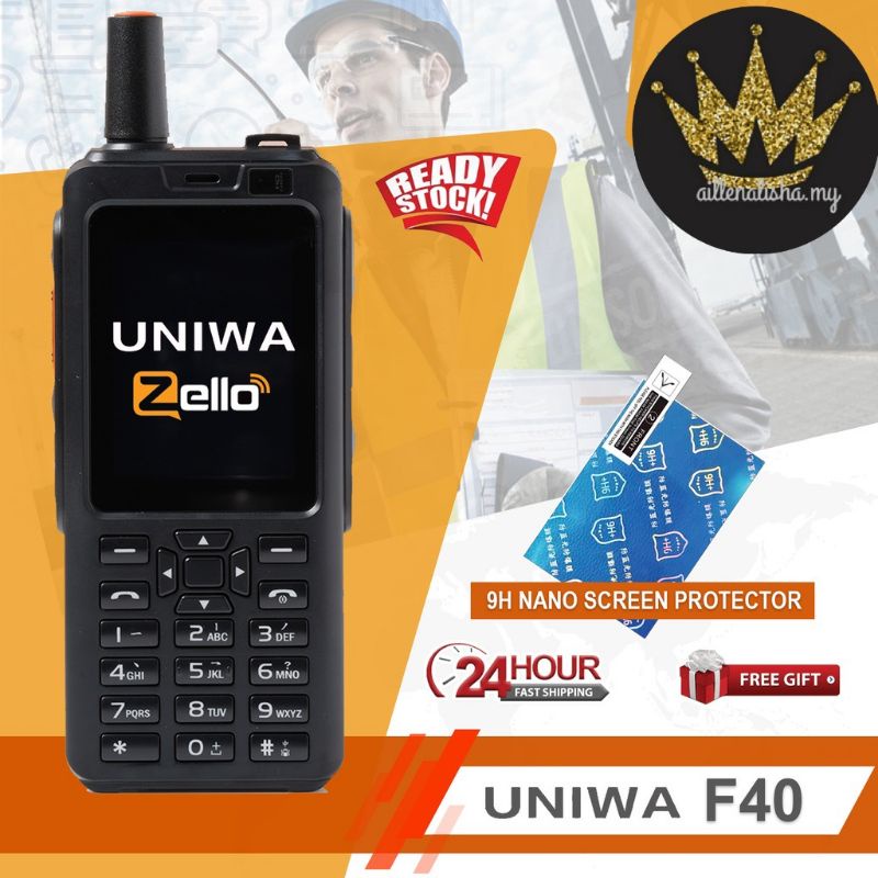 Uniwa F40 Zello 4G POC Walkie Talkie-zello | Shopee Malaysia