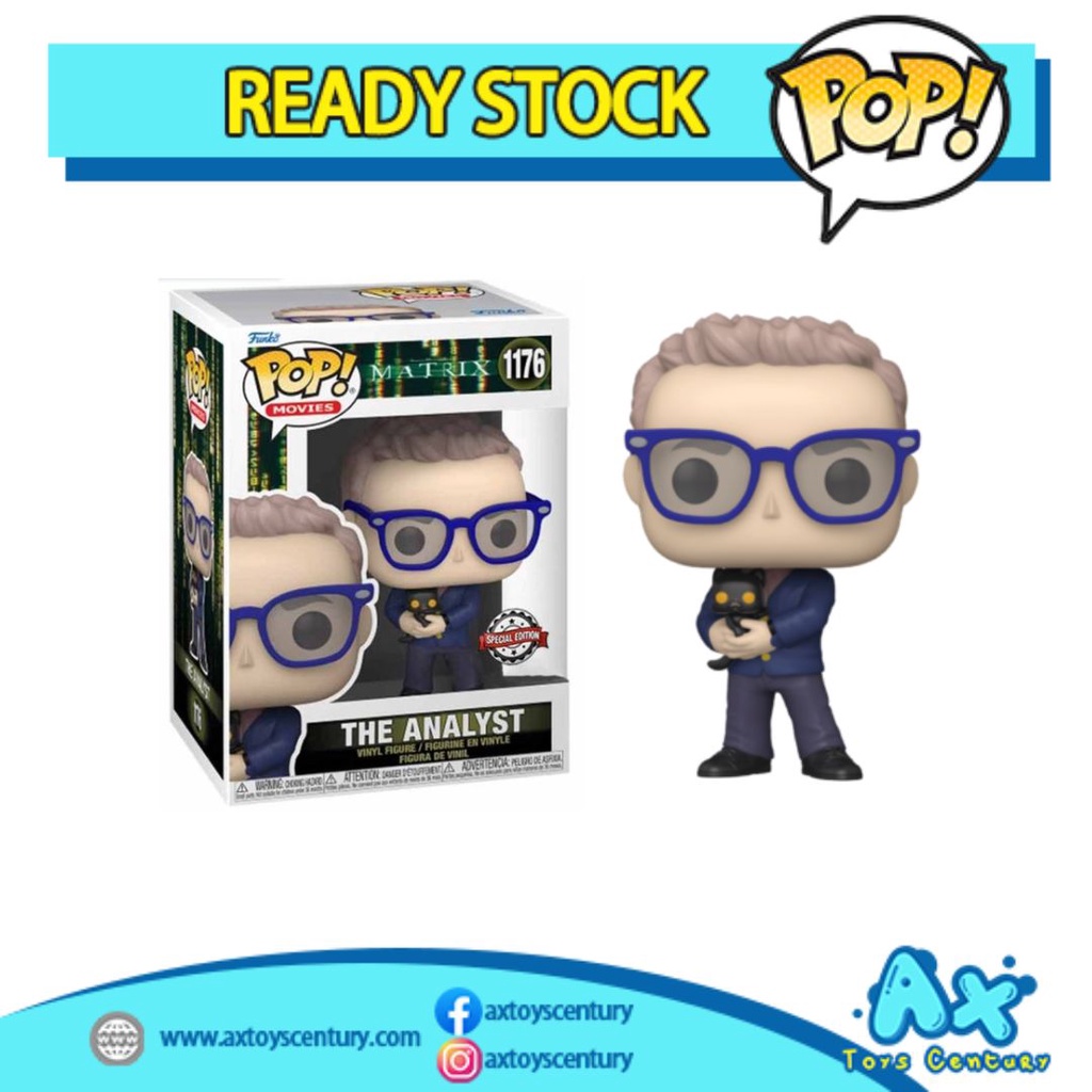 Funko Pop! Movies: The Matrix - The Analyst #1176 Special Edition (Exclusive) 100% Genuine