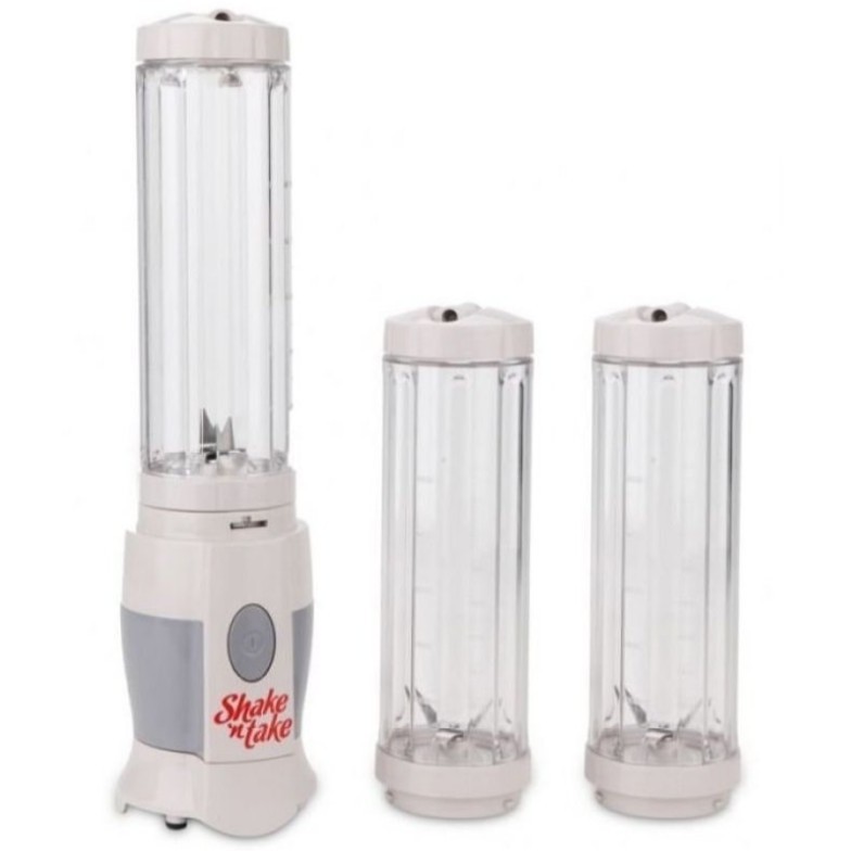Shake N' Take Blender 2 bottle/ 3 bottle White Shopee Malaysia