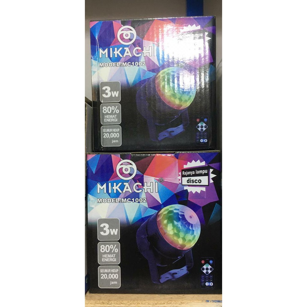 Sound Activated Rotating Led Disco Party Lights Ma... - Grandado