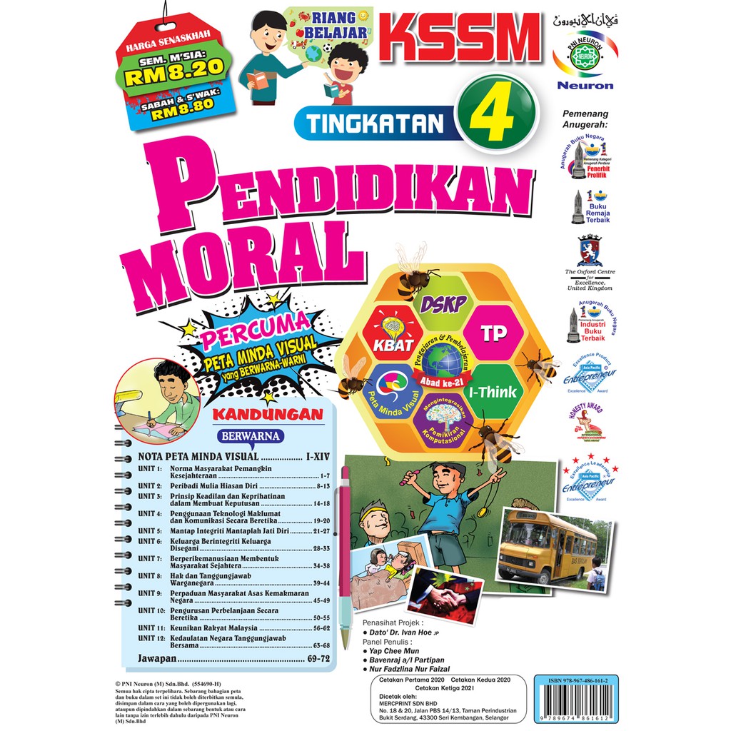 Riang Belajar Kssm Pendidikan Moral Tingkatan 4 Buku Latihan Topikal And Nota Shopee Malaysia 