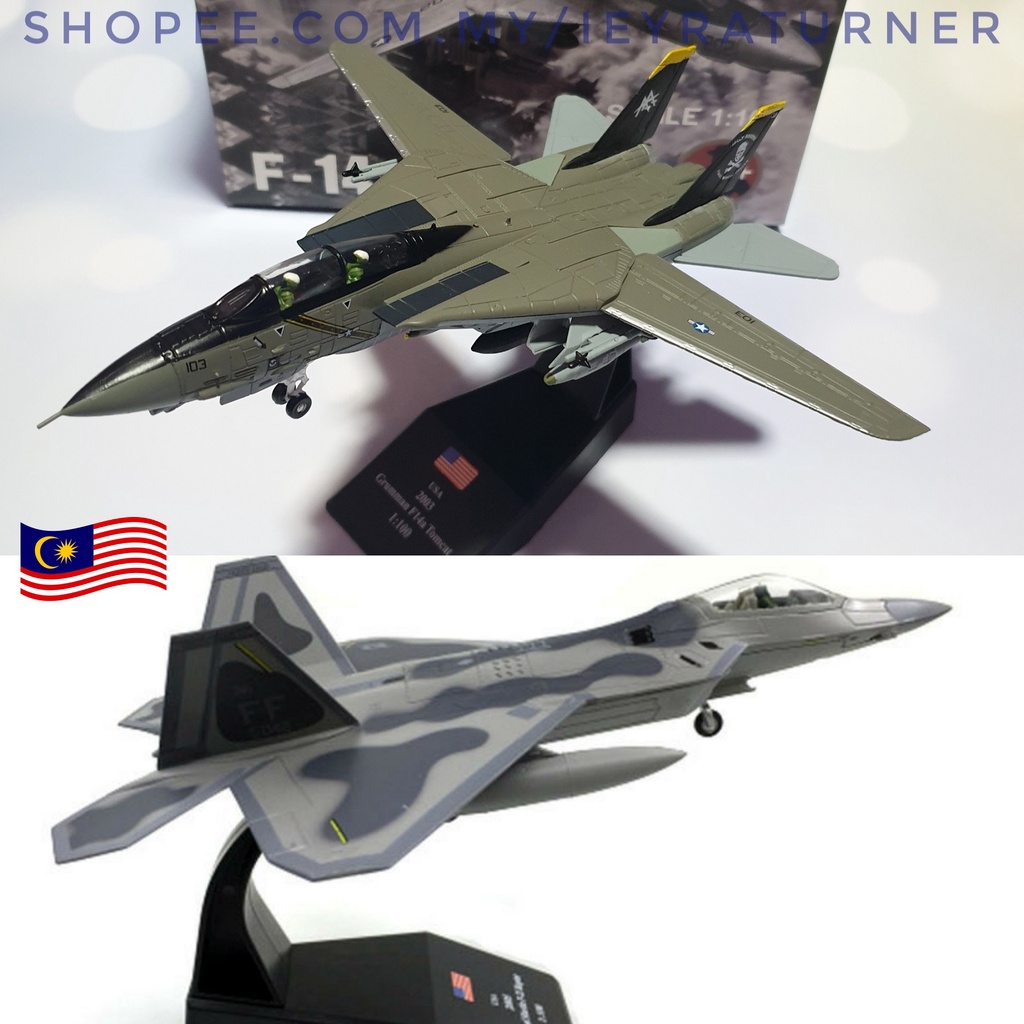 Nsmodel F-14 Tomcat Super Flanker/F-22 Fighter Raptor/ MiG 21 Jet Fighter Fighter Military Aircraft Model