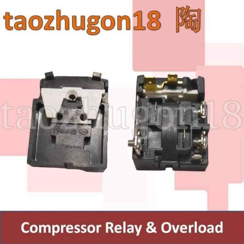 Haier Electrolux Fridge Refrigerator Freezer Dehumidifier Ptc Compressor Start Relay Overload Shopee Malaysia