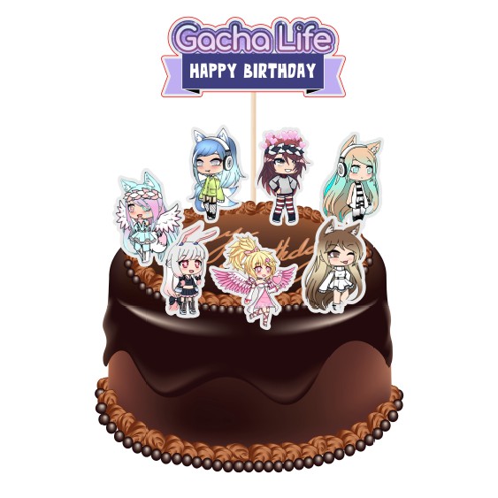 Gacha Life Cake Topper Shopee Malaysia
