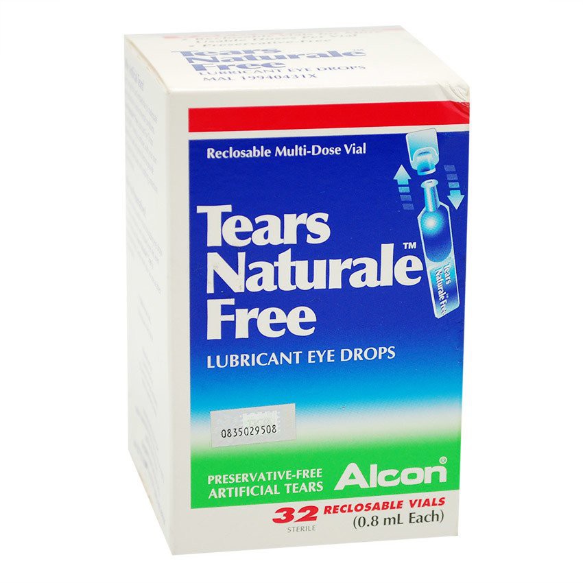 [EXP 04/2022] TEARS NATURALE PRESERVATIVE FREE EYE DROPS 0.8ML x 4'S
