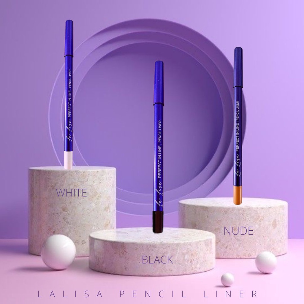 LA LISA PENCIL EYE LINER + FREE SHARPENER ORIGINAL READY STOCK