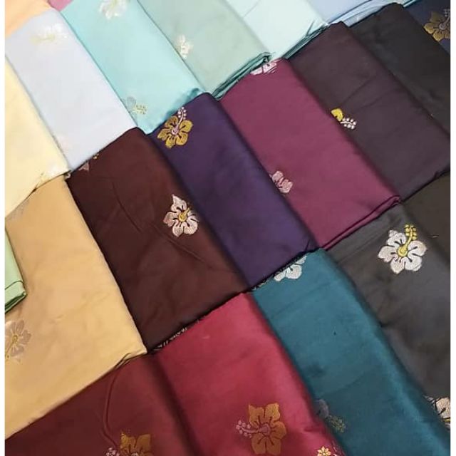 Songket Bunga Raya Asli | Shopee Malaysia