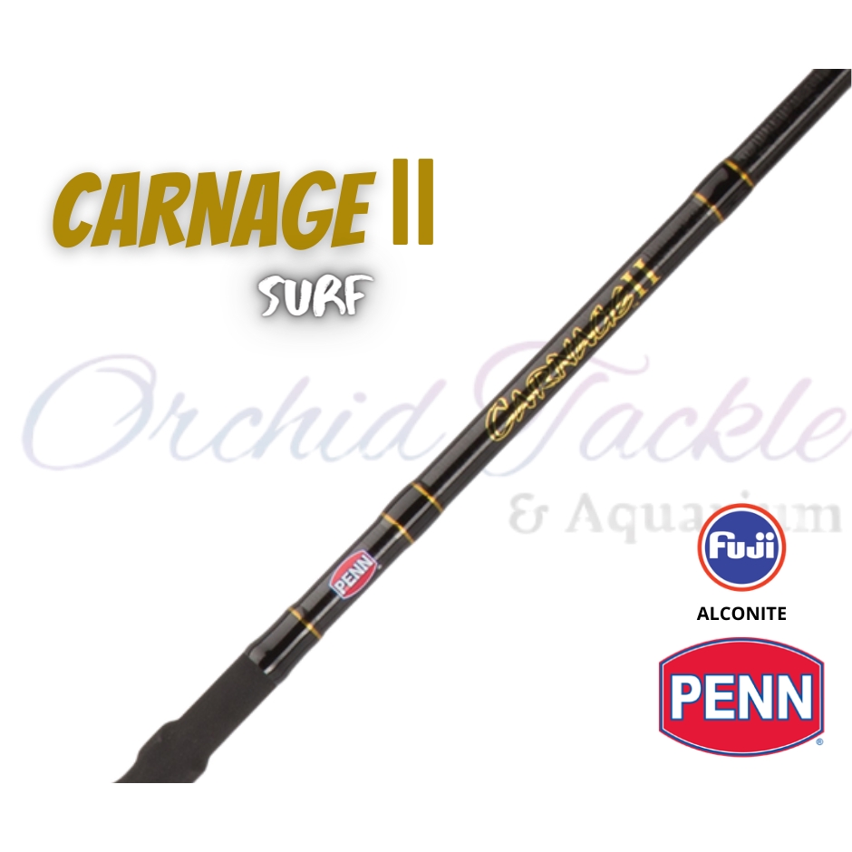 penn carnage 2 surf spinning rod