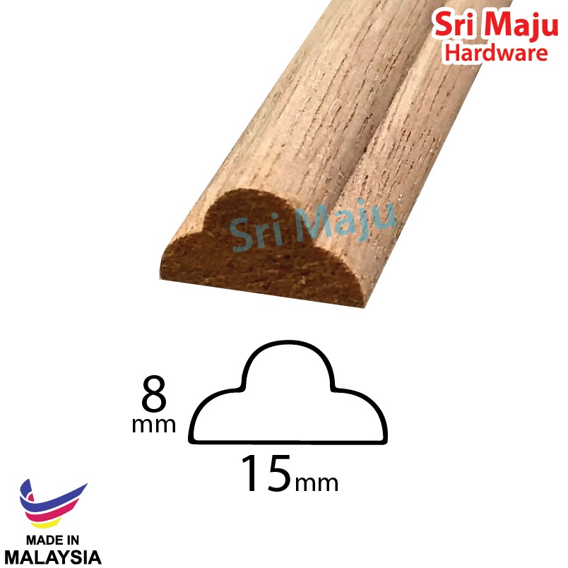 Buy Maju 0815 Real Wood Molding Wall Frame Skirting Wainscoting Chair Rail Wall Trim Kumai Bingkai Kayu Solid Spin Decor Seetracker Malaysia