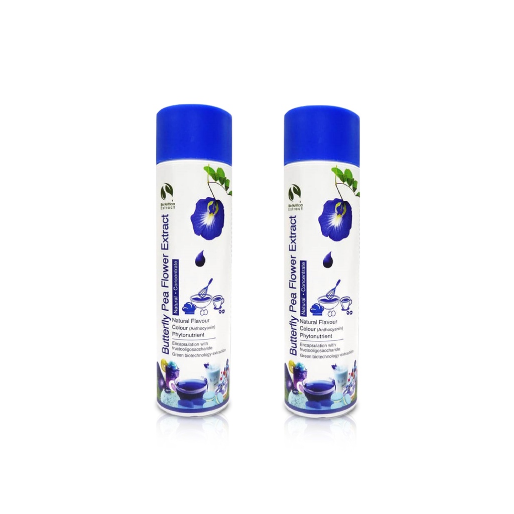 (2 x 200g) Butterfly Pea Flower Extract Liquid, Green biotechnology