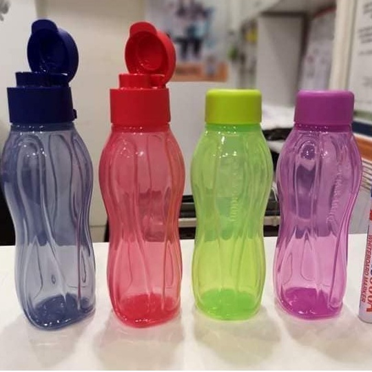 Tupperware Mini Eco Bottle 310ml (Have Flip Top Cover/ Screw Cap Cover ...