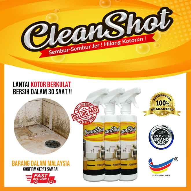 Pencuci Tandas Paling Berkesan Cleanshot Shopee Malaysia