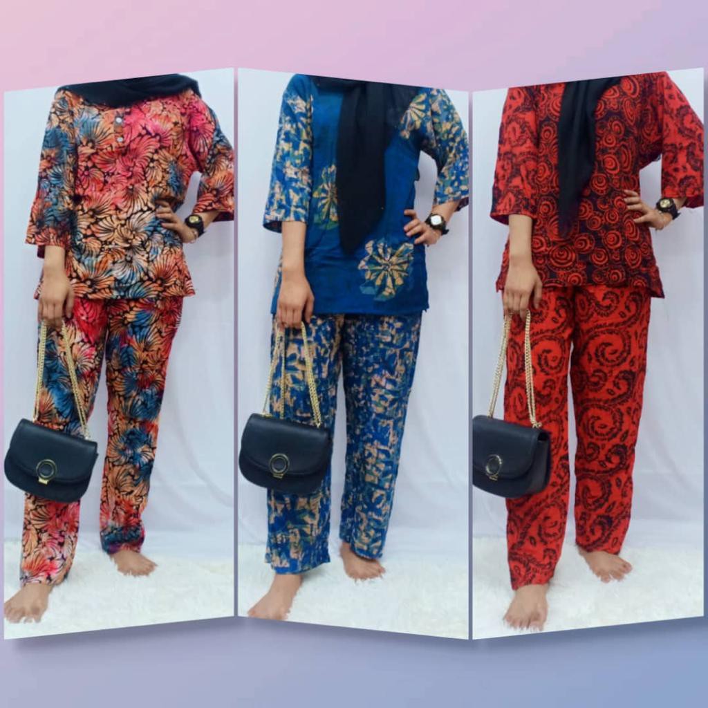 Buy Viral New Batik Fashion Baju Tidur Pyjamas 2020 Seetracker Malaysia