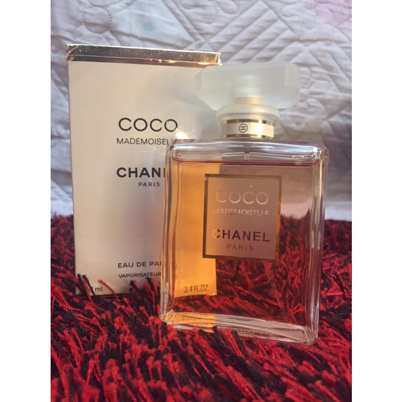 100 Original Chanel Coco Mademoiselle Eau De Parfum 100ml Preloved With Box 95 Left Shopee Malaysia