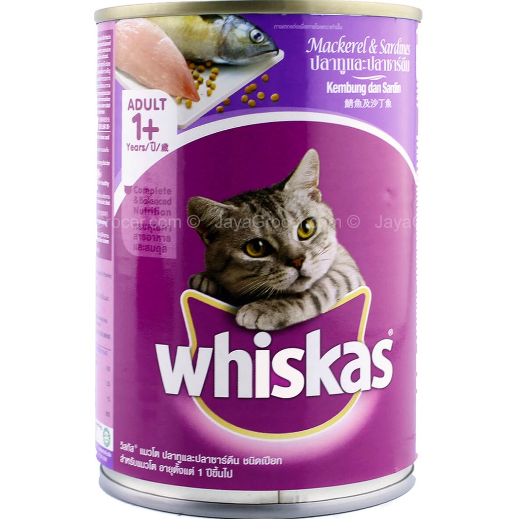 whiskas 400g can