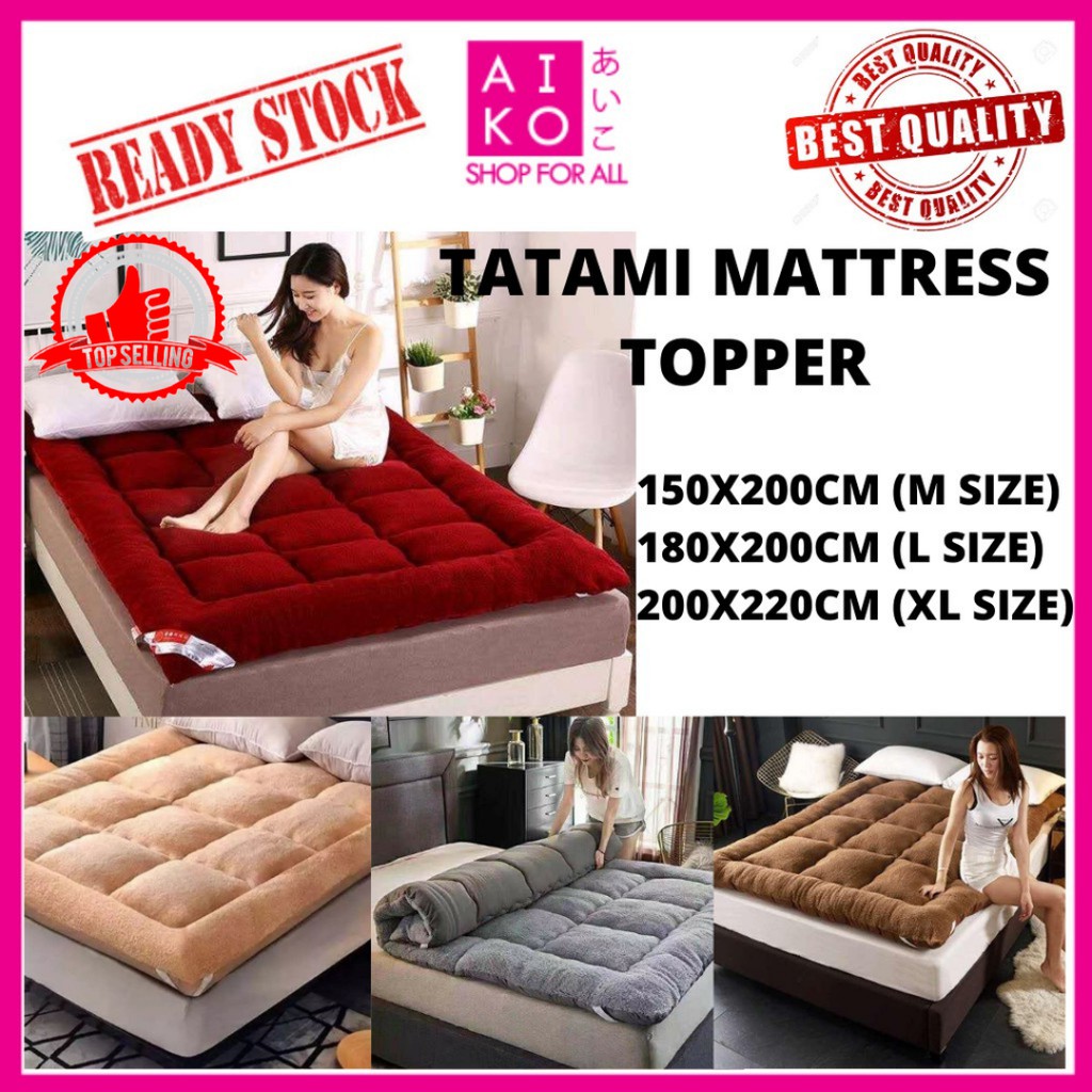 (AIKO)TILAM TATAMI THICKER TATAMI TOPPER SOLID BED MATTRESS BED TILAM
