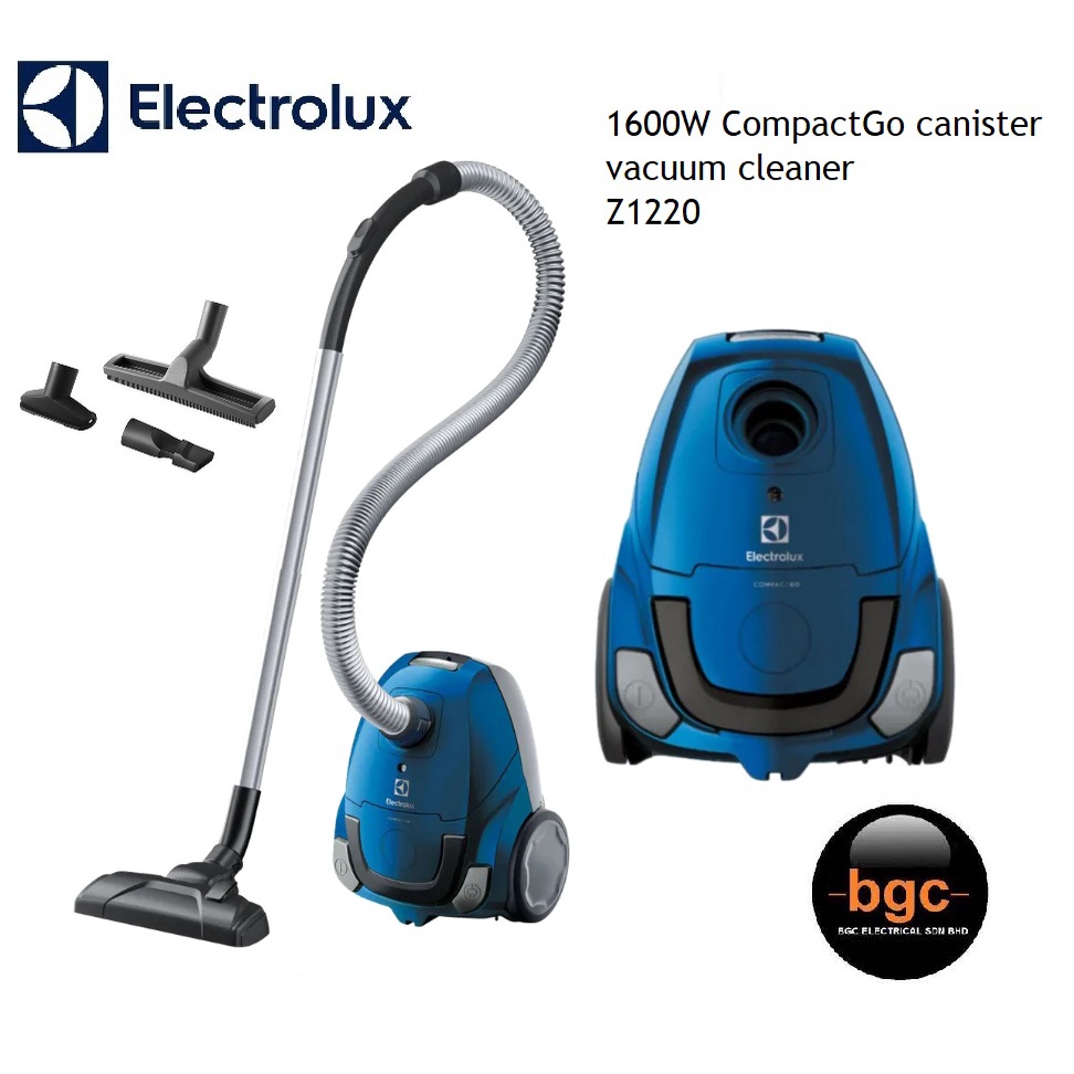 Electrolux 1600W CompactGo canister vacuum cleaner Z1220 Shopee Malaysia