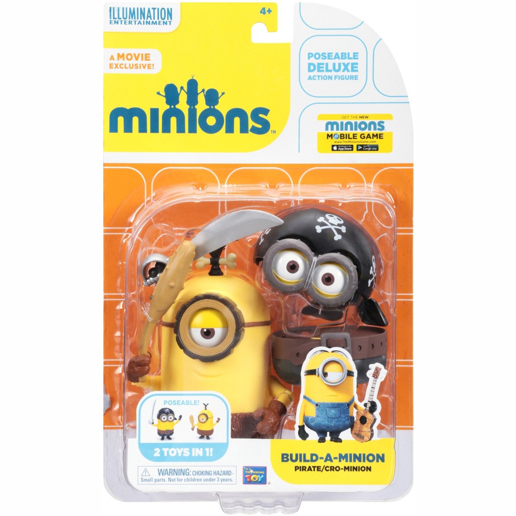 {ORIGINAL} MINION -BUILD A MINION (PIRATE/CRO MINION) (20180) | Shopee ...