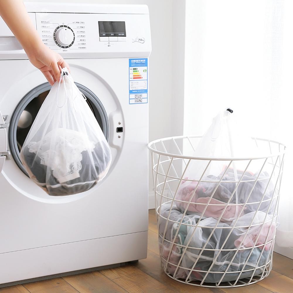 Laundry Bags Home & Garden Nylon Large Drawstring Laundry Bags Washing