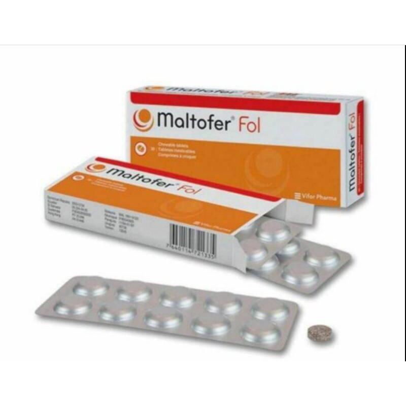 Maltofer Fol 30 S Chewable Tablets For Iron Deficiency Shopee Malaysia